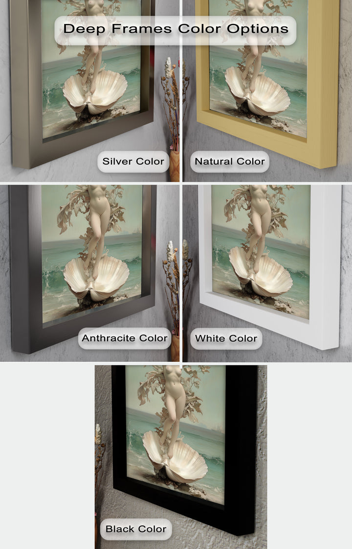Ethereal Awakening – Renaissance Venus Rising Oil Painting
