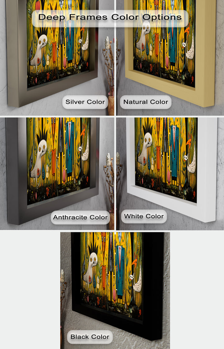 The Dandy Forest – Surreal Animal Portraits in Suits Picasso Oil Painting