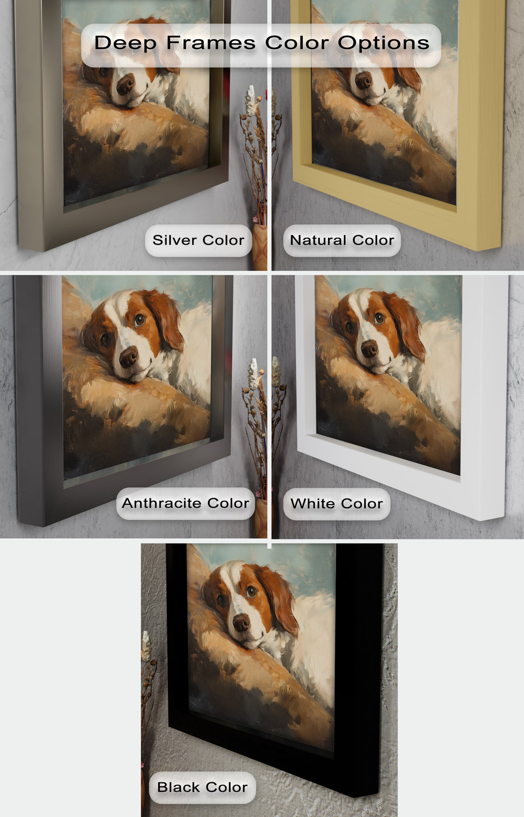 Resting Soul – Loyal Dog Animal Oil Painting