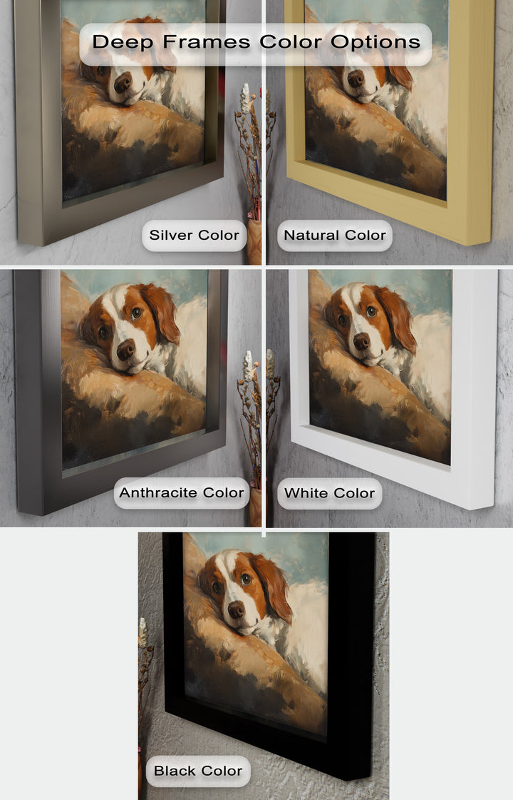 Resting Soul – Loyal Dog Animal Oil Painting
