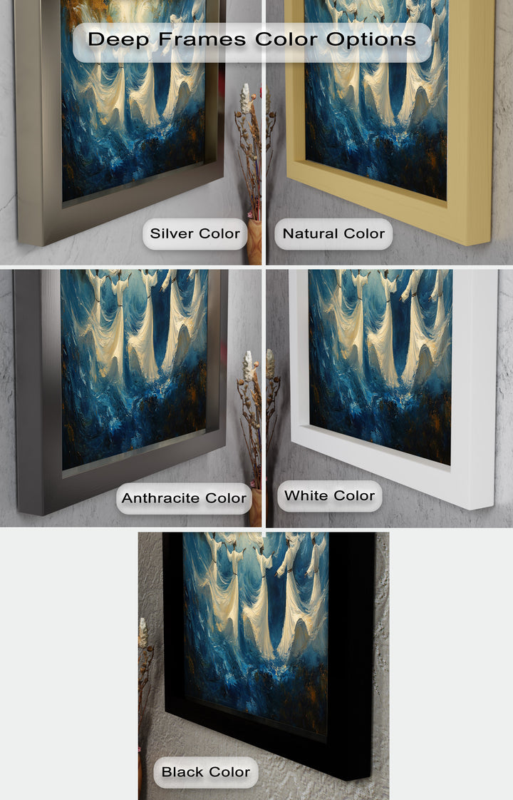 Spiritual Dervishes Wall Decor – Religious Oil Painting