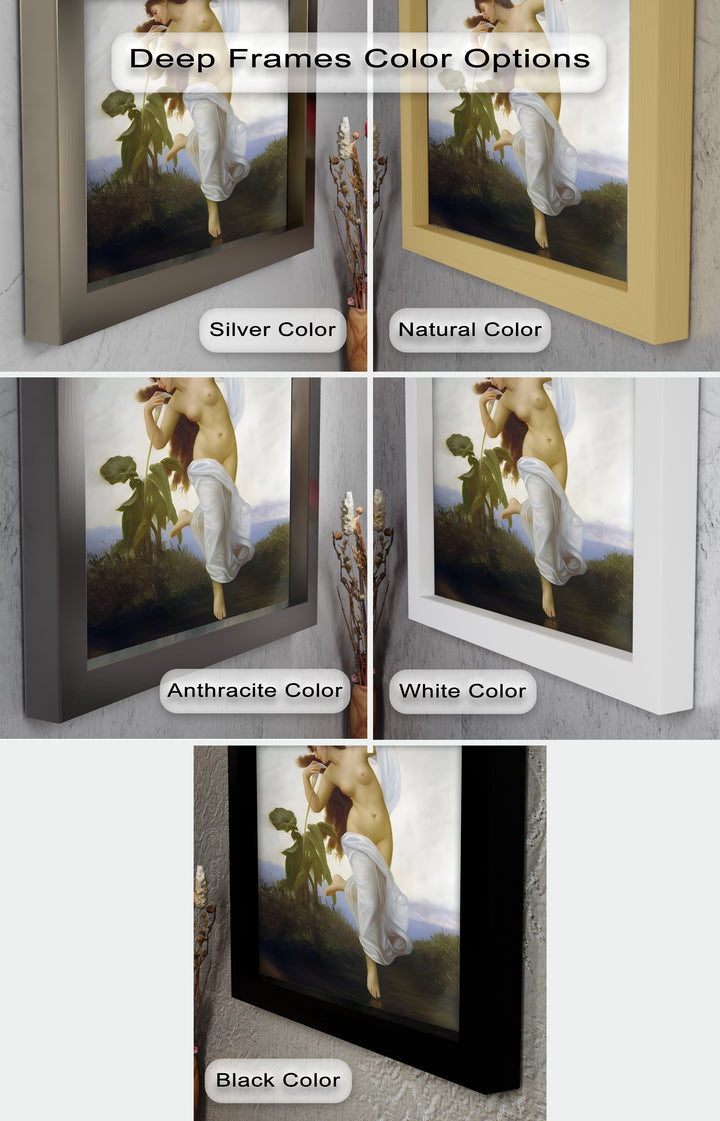 Whispers of the Wind – Classical Nude Goddess Renaissance Oil Painting