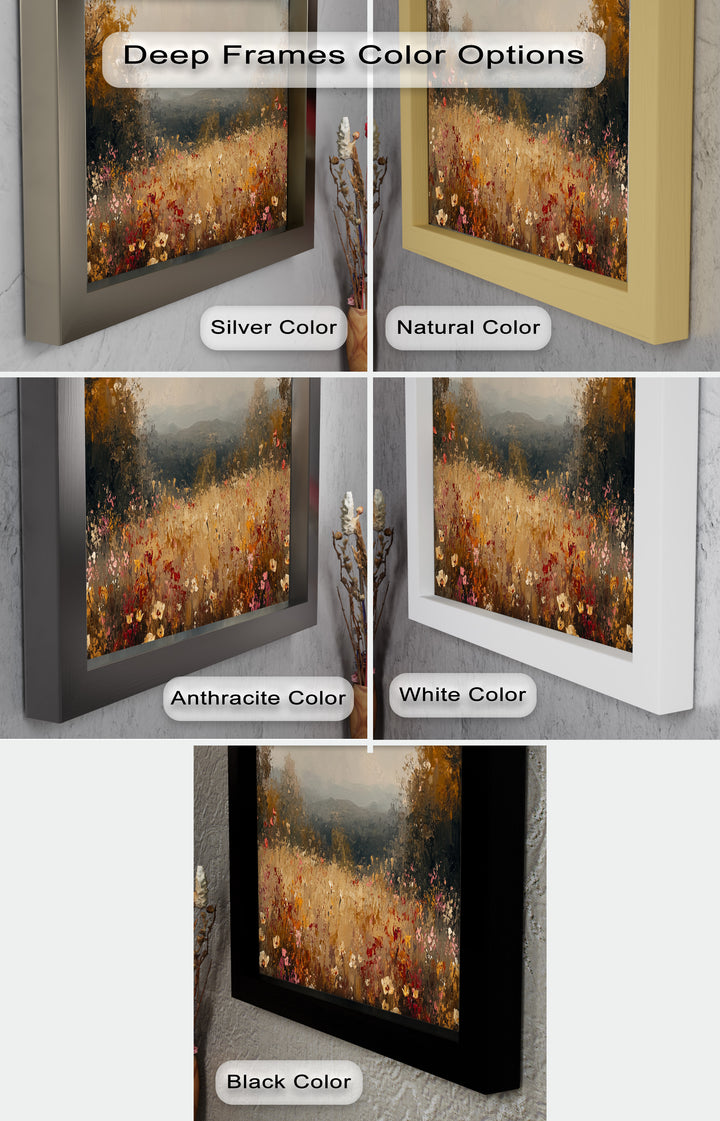 Classic Wildflower Art – Timeless Floral Oil Painting