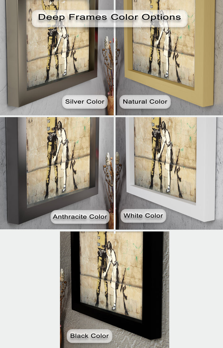 Innocence in Control – Banksy Oil Painting