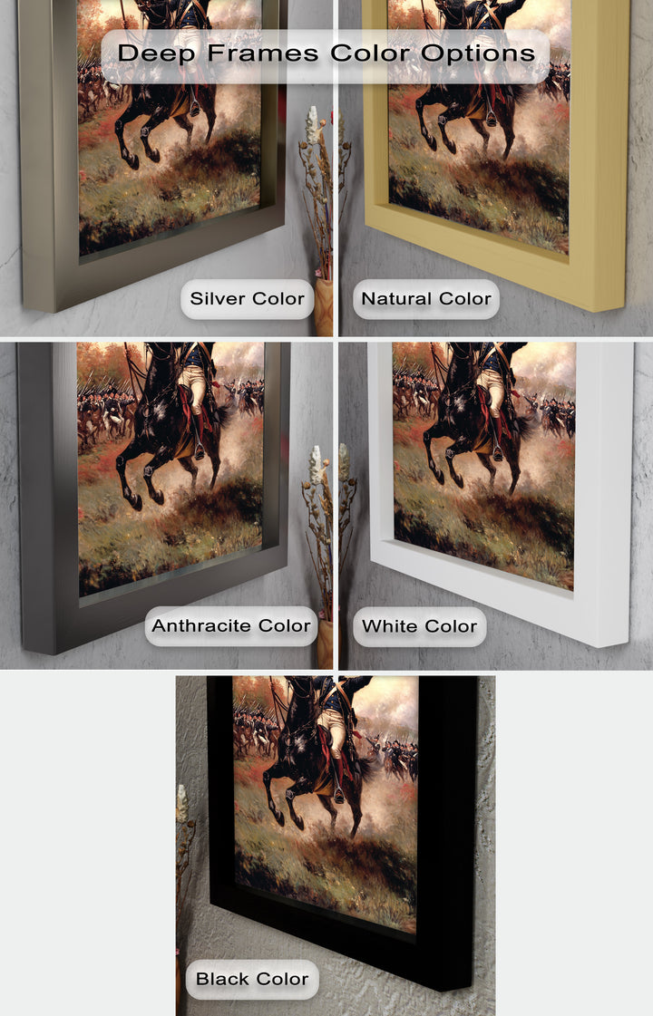 Ride of the Republic – Patriotic Commander Oil Painting