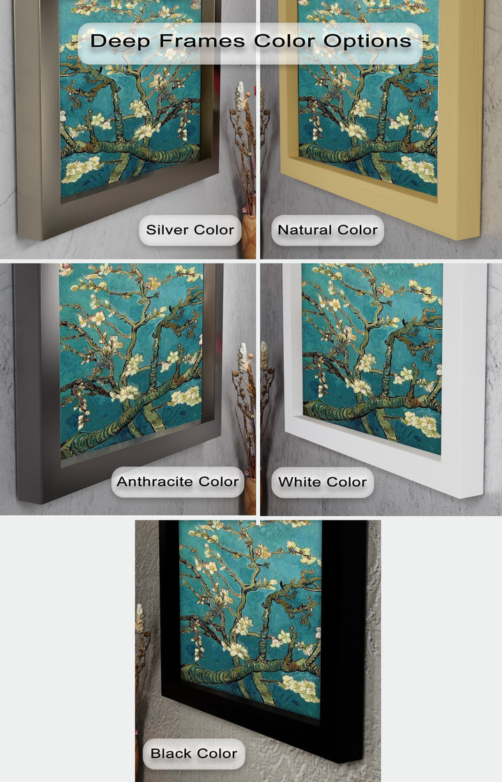 Spring Reverie – Blooming Almond Branches Flower Oil Painting