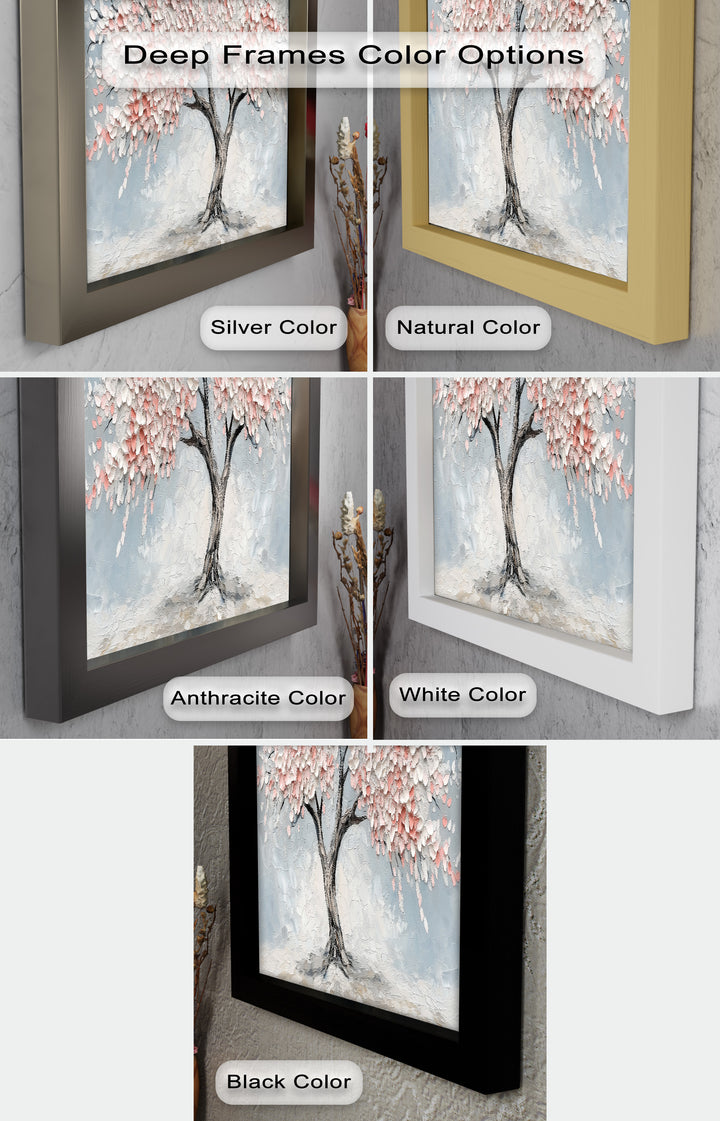 Blossoming Cherry Tree – Floral Oil Painting