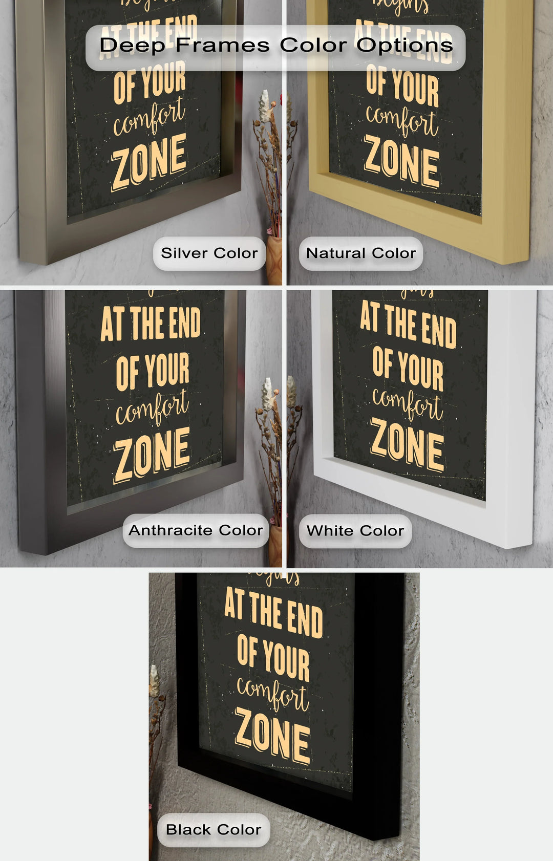 Life Begins at the End – Motivational Oil Painting - MyPhotoStation