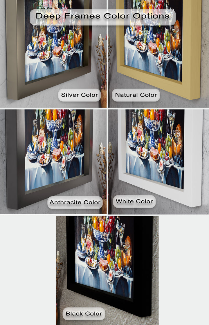 Elegant Kitchen Dining Decor - Still Life Oil Painting