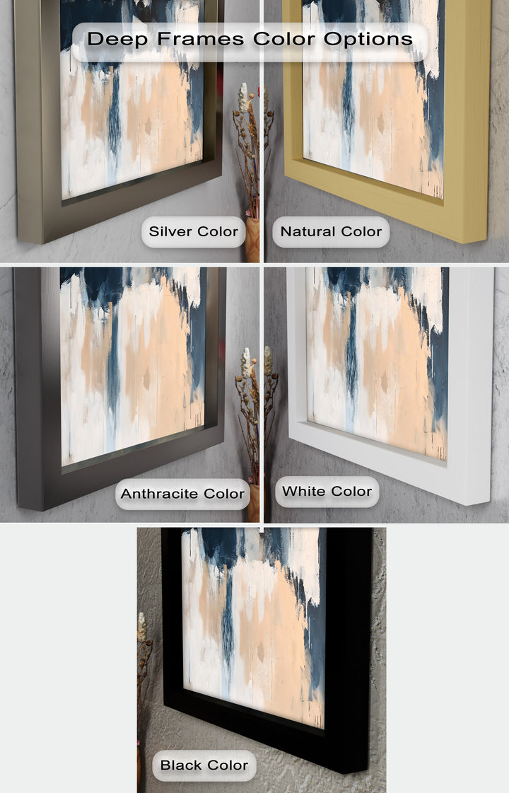 Desert Horizon – Minimalist Abstract Oil Painting