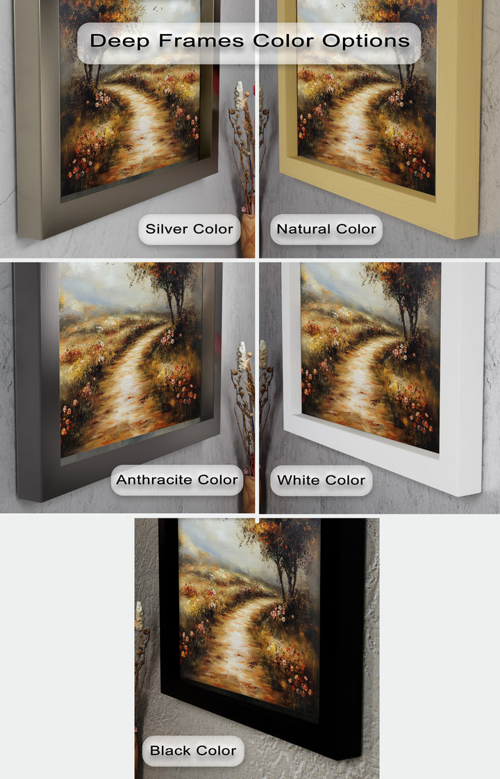 Winding Path Landscape - Impressionism Oil Painting