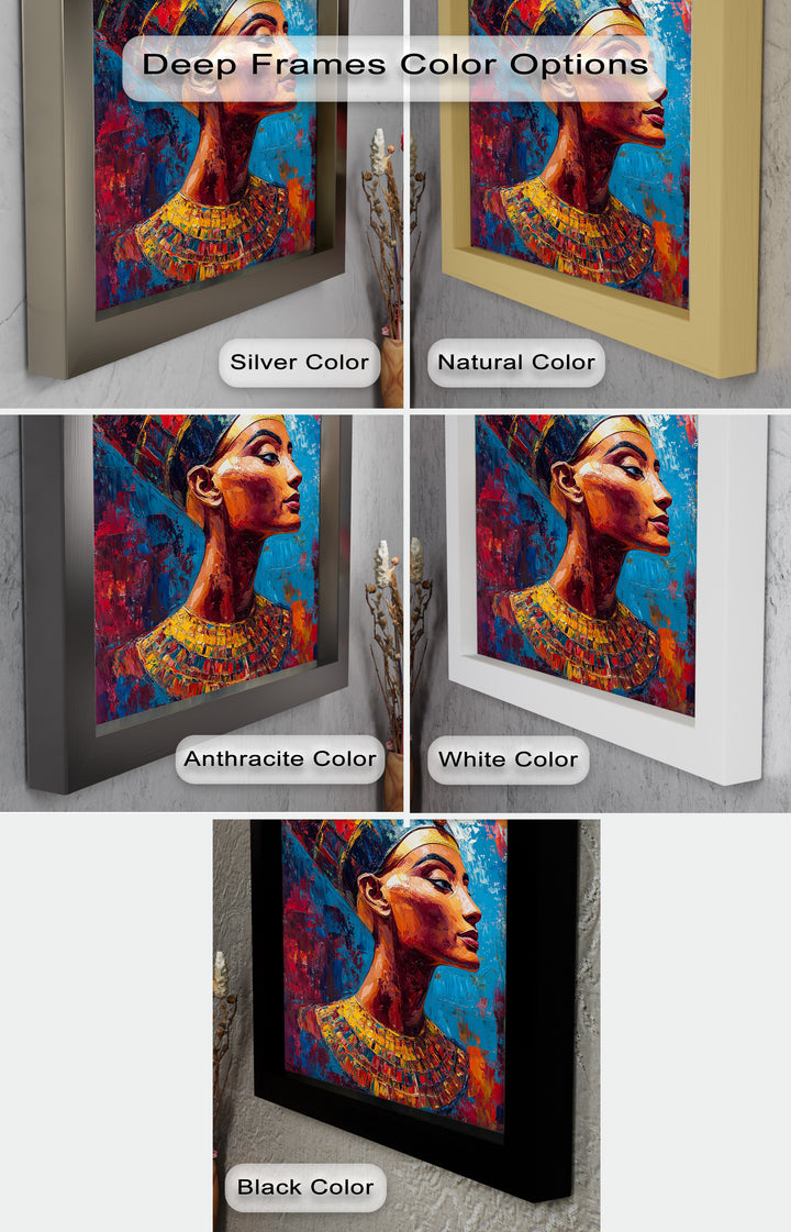Fauvist Queen – Royal Profile Oil Painting