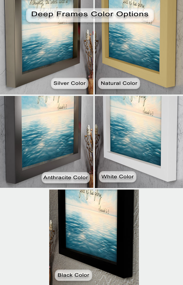 Isaiah 6:3 – Holy Is the Lord Bible Verse Oil Painting
