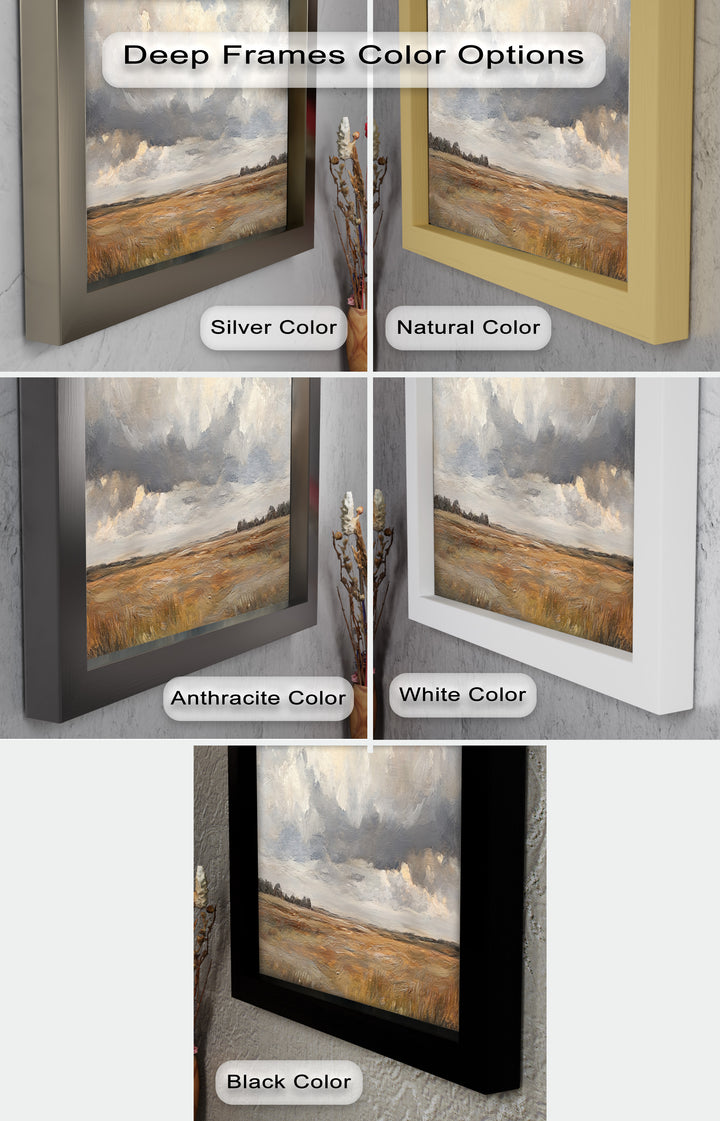 Prairie Horizon – Vintage Oil Painting