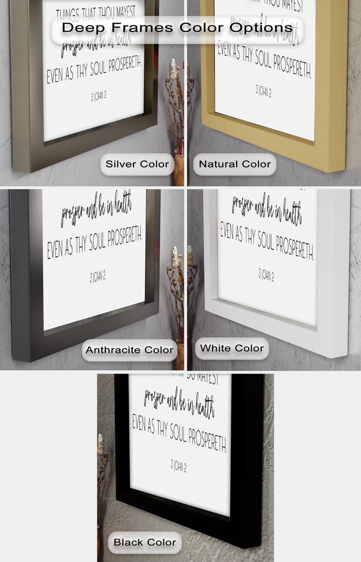 3 John 2 Wall Art – Christian Bible Oil Paintings