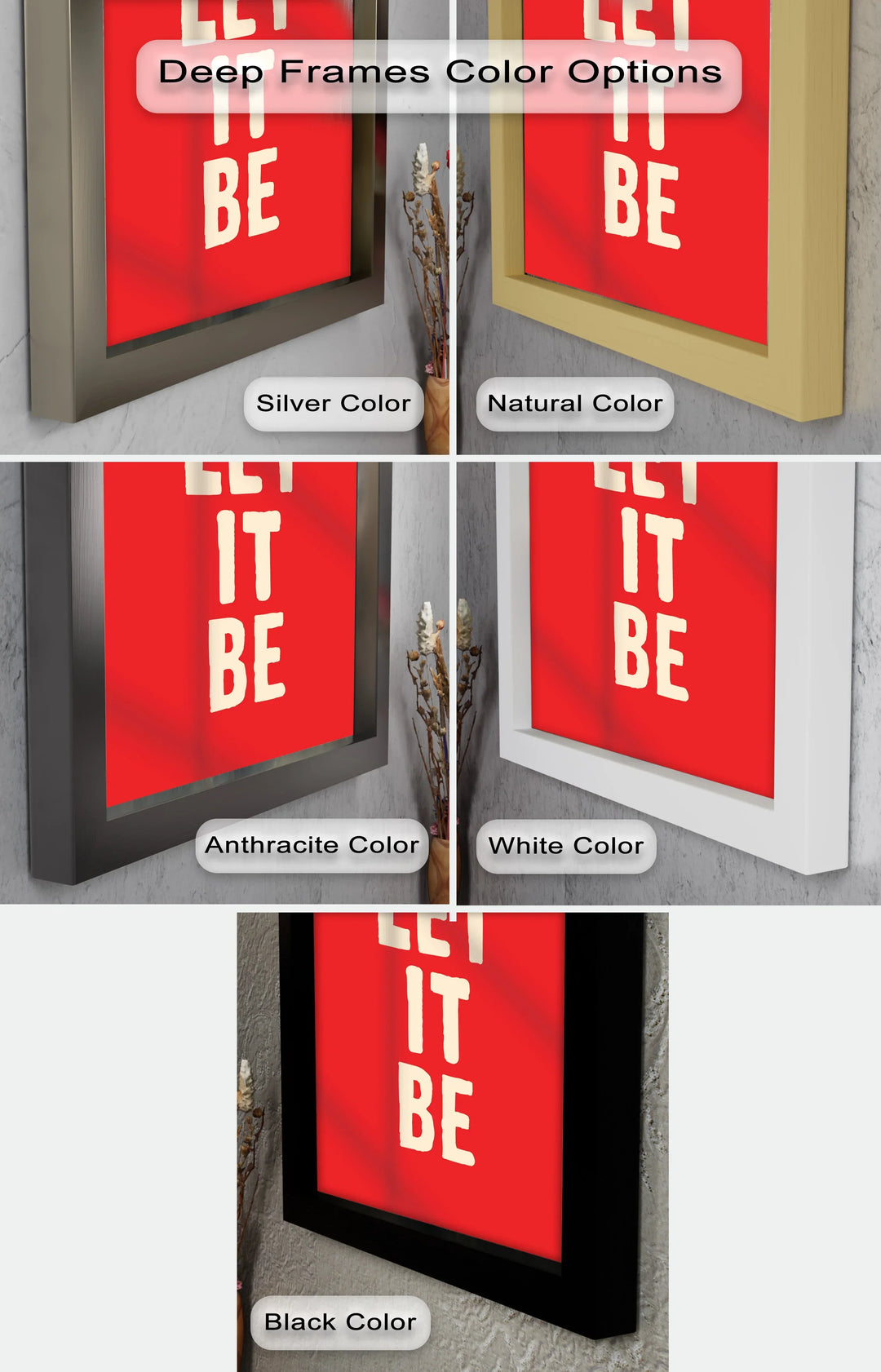 Let It Be – Red Oil Painting - MyPhotoStation
