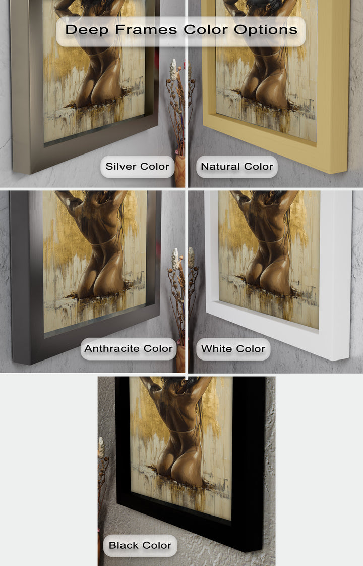 Golden Silence – Contemporary Figurative Nude Oil Painting