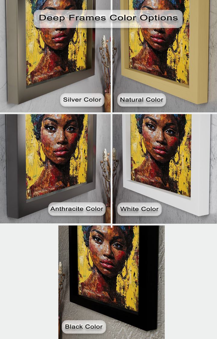 Radiant Soul – Bold Portrait Oil Painting in Fauvist Style