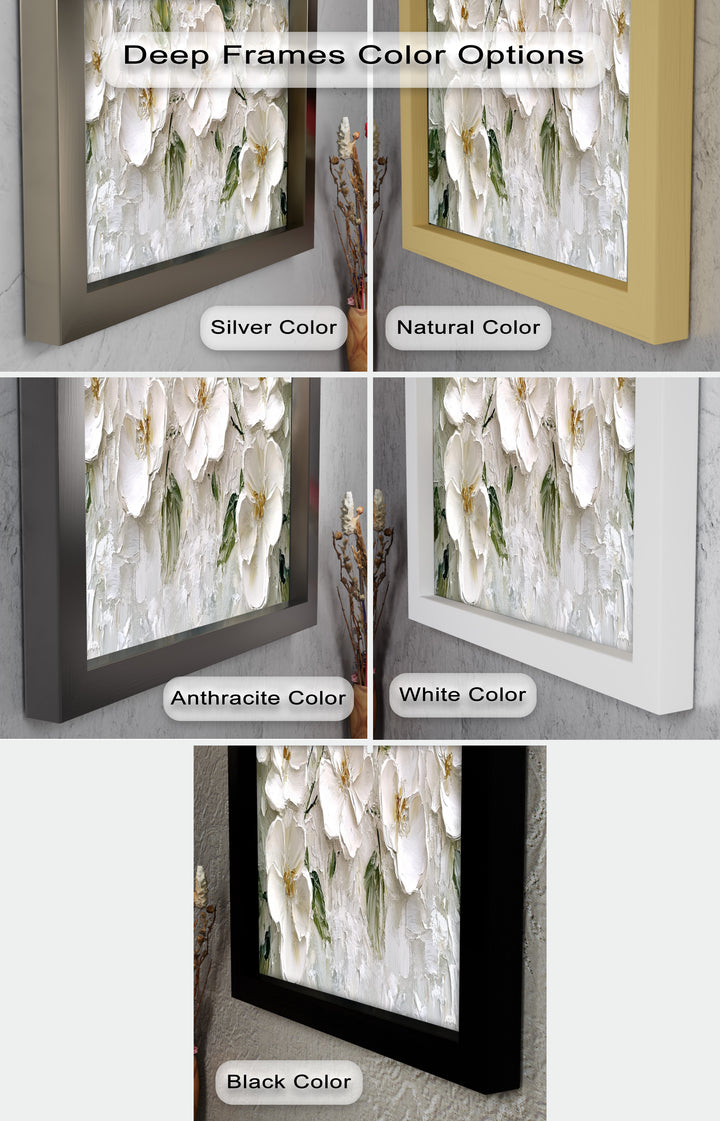 White Flower – Botanical Oil Paintings