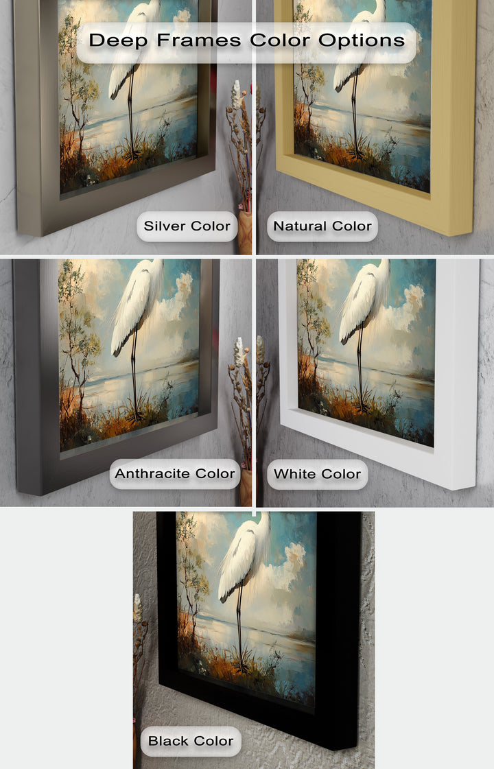 Grace of the Marshlands – Animal Oil Painting