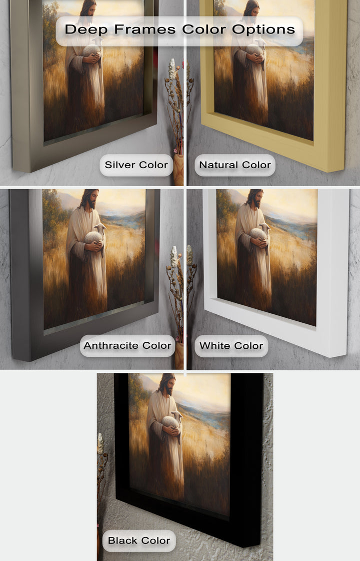 Psalm 23:1 – The Lord is My Shepherd Bible Verse Oil Painting