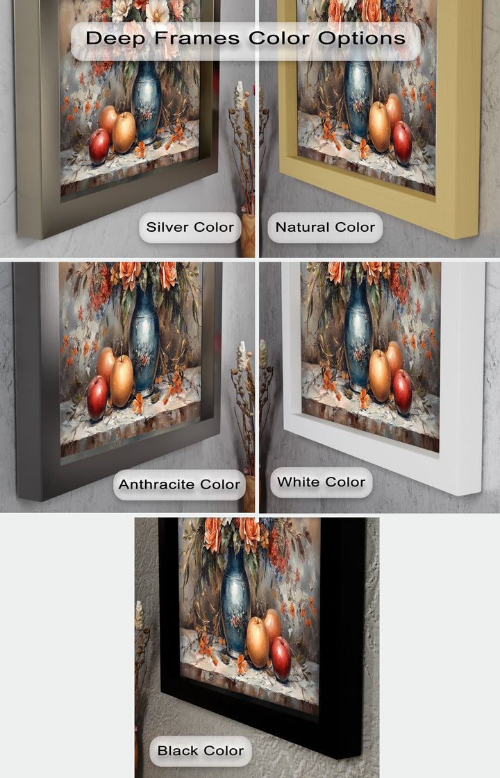 Vintage Floral Harmony – Still Life Oil Painting