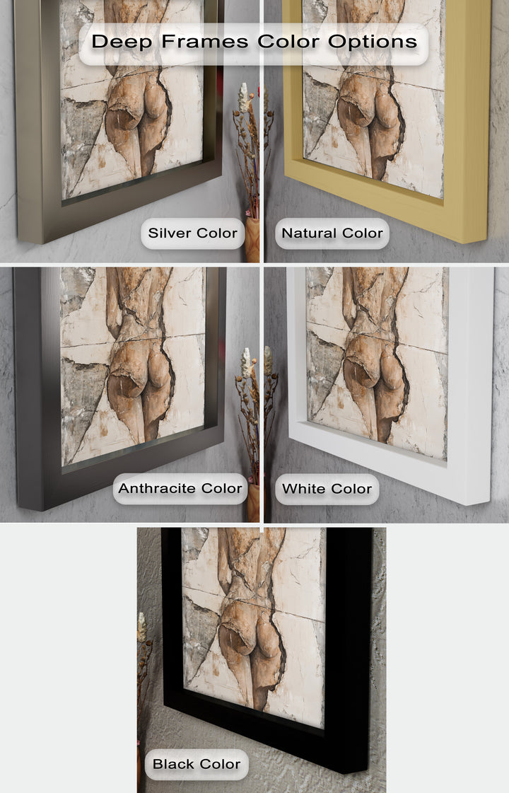 Cracked Grace – Figurative Nude Oil Painting