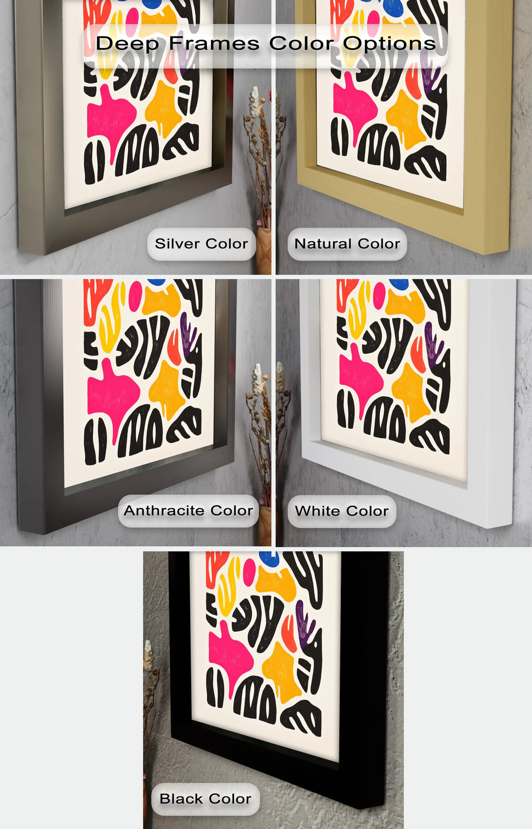 Chromatic Rhythm – Abstract Fauvist Oil Painting - MyPhotoStation