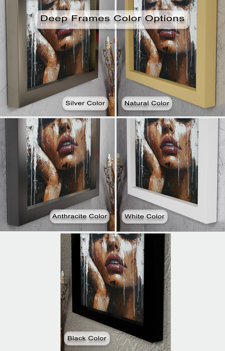 Dripping Silence – Modern Expressionist Abstract Oil Painting