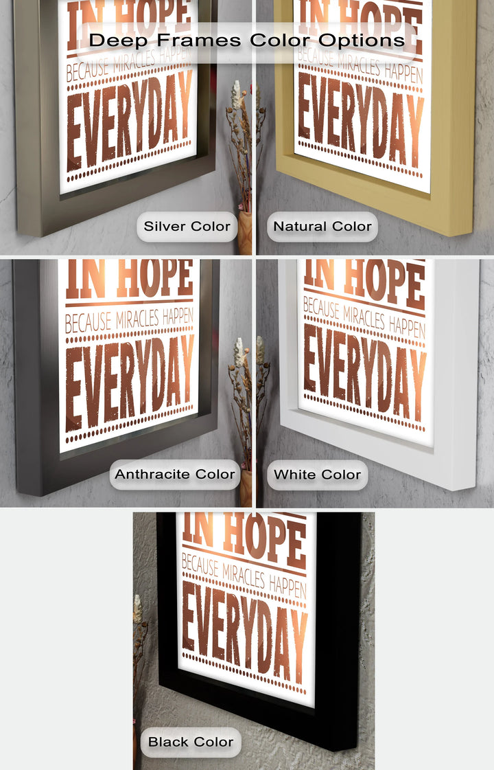 Believe in Hope – Motivational Oil Painting - MyPhotoStation