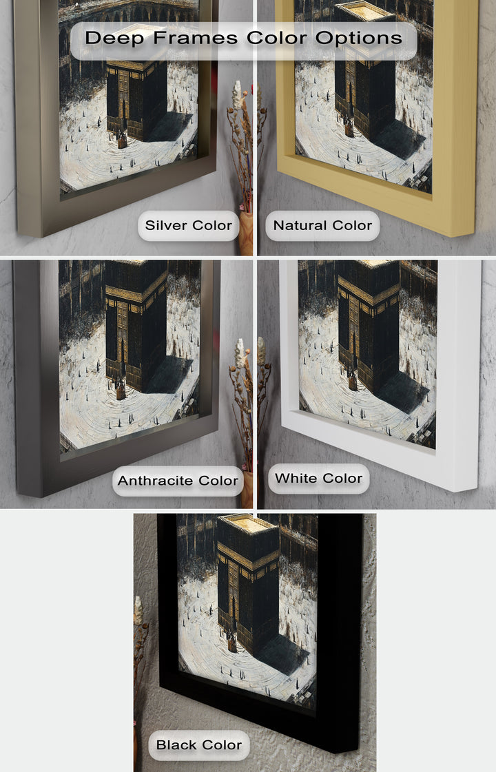 Kaaba Sacred Site Wall Art – Religious Oil Painting