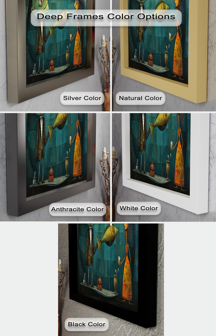 The Offering – Surreal Tea Exchange Picasso Oil Painting