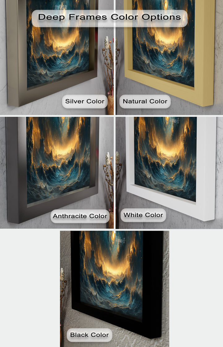 Philippians 4:13 – Strength in Christ Bible Verse Oil Painting