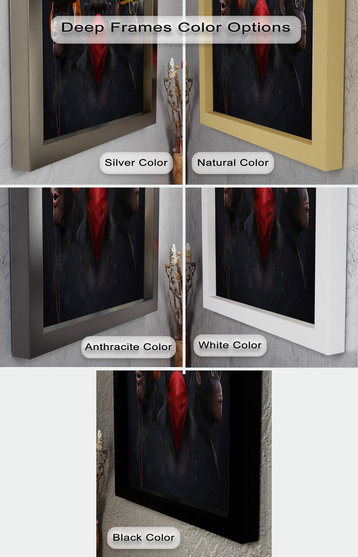 Urban Evolution – Streetwise Chimp Collective Banksy Oil Painting