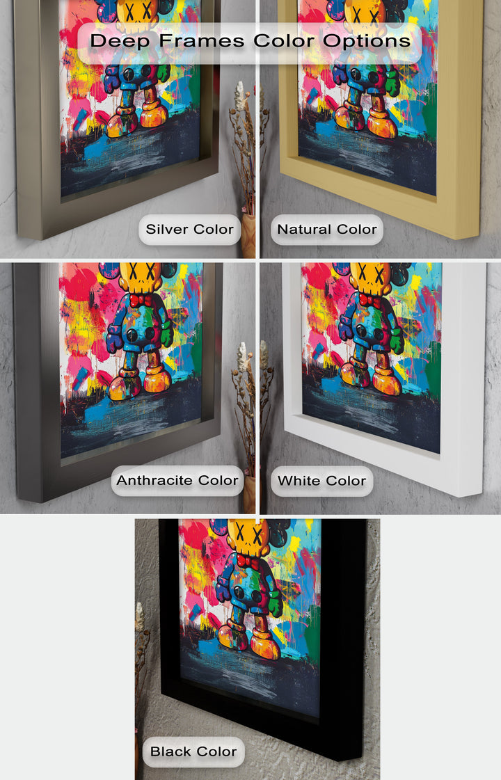 Color Riot Companion – KAWS Oil Painting