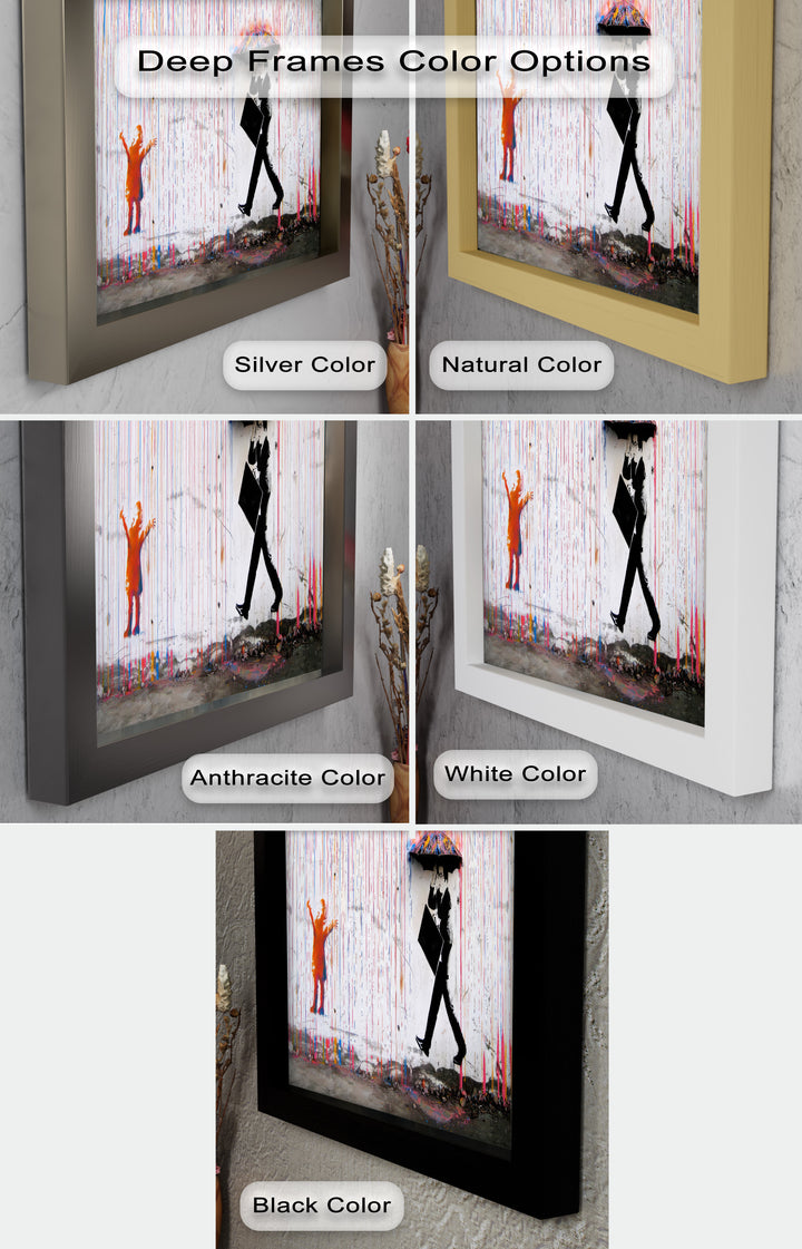 Colorfall Dissonance – Banksy Oil Painting