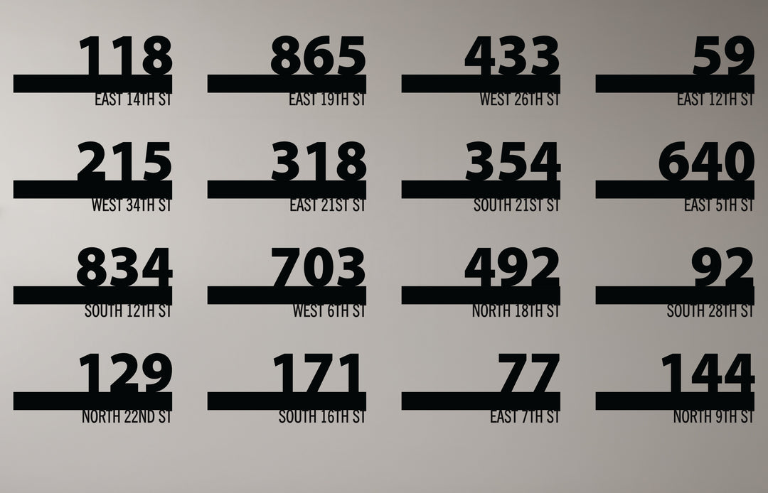 نمط التناغم - هندسي حديث فن جداري معدني لوحة