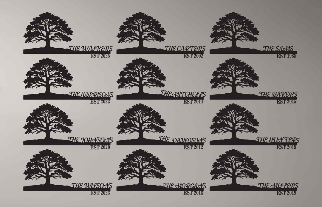 نمط التناغم - هندسي حديث فن جداري معدني لوحة