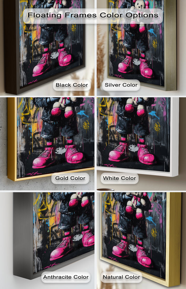 Embrace the Chaos – KAWS Oil Painting