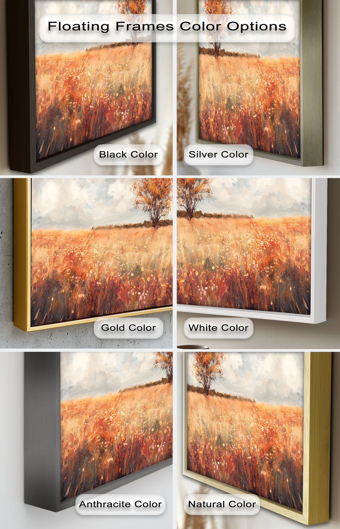 Vintage Autumn Fall – Landscape Oil Painting