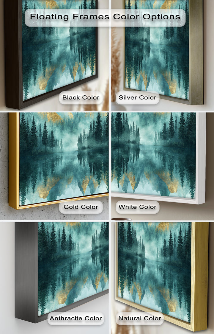 Mist Mountains – Forest Oil Painting
