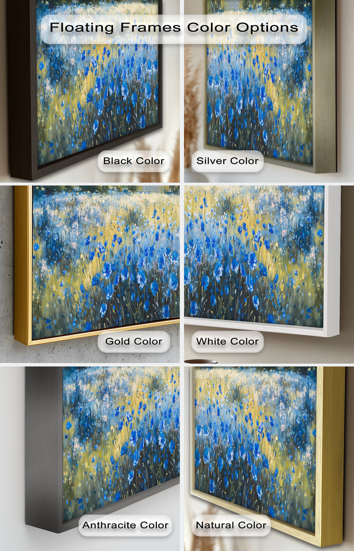 Nature's Harmony: Sea & Bloom – Captivating Oil Painting