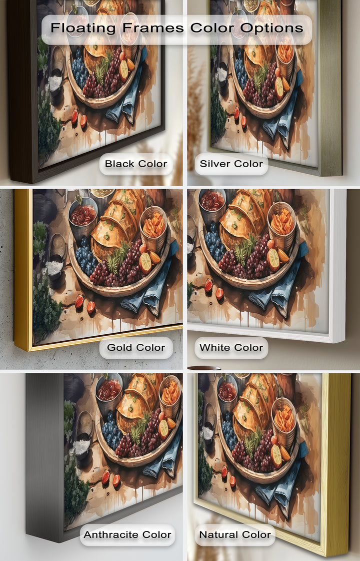 Frisch gebackenes Gebäck und Obststillleben - Food Painting