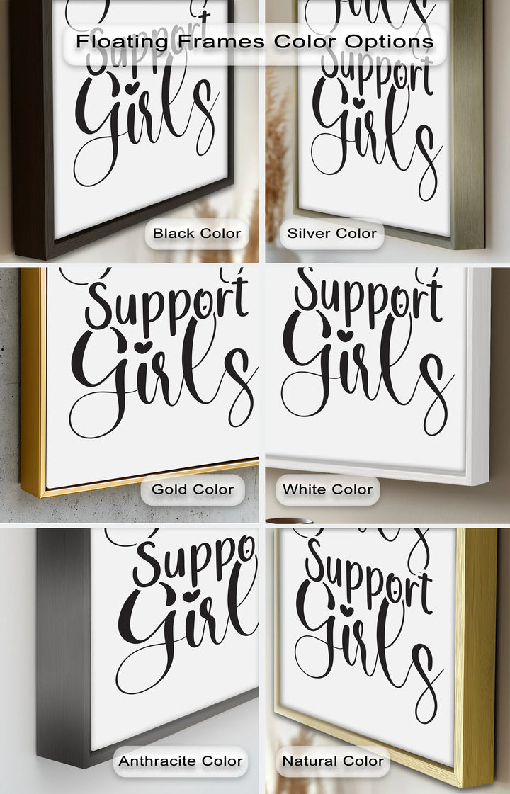 Girls Support Girls – Oil Painting - MyPhotoStation