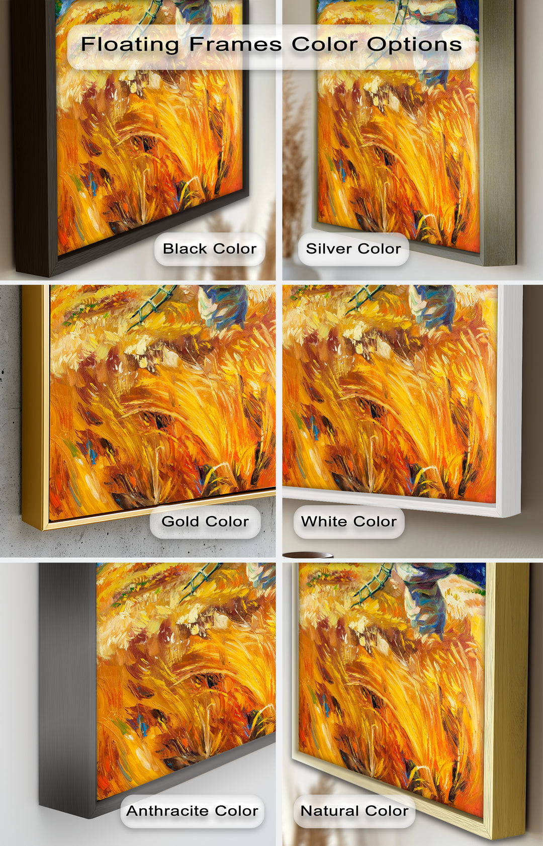 Golden Harvest – Impressionist Oil Painting