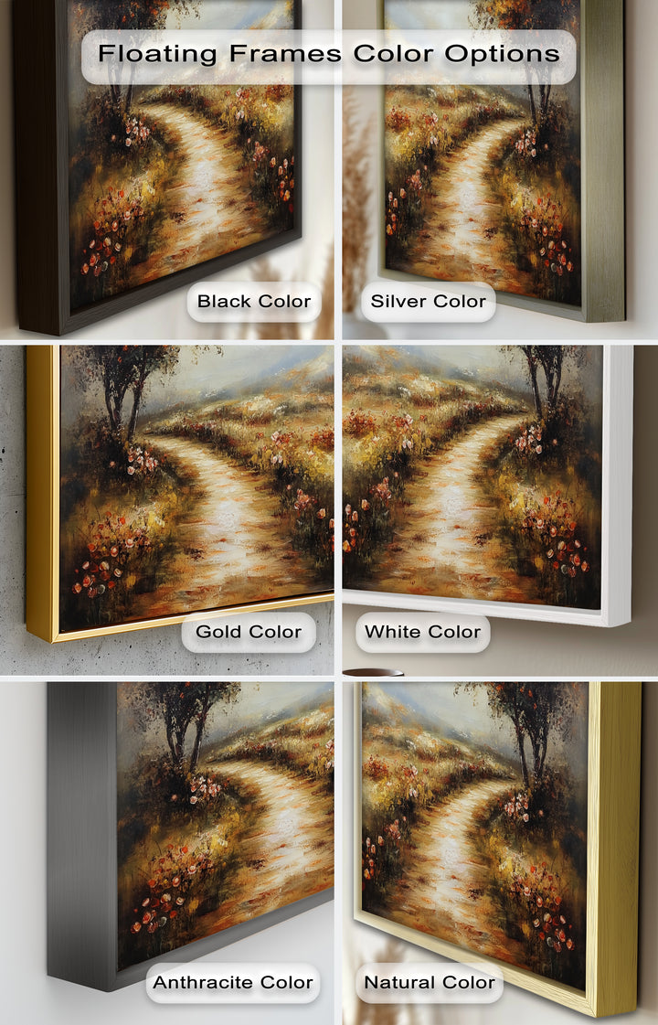 Winding Path Landscape - Impressionism Oil Painting