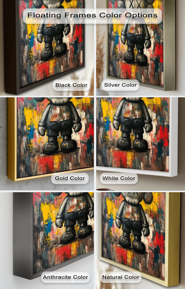 Urban Grit – KAWS Companion Oil Painting