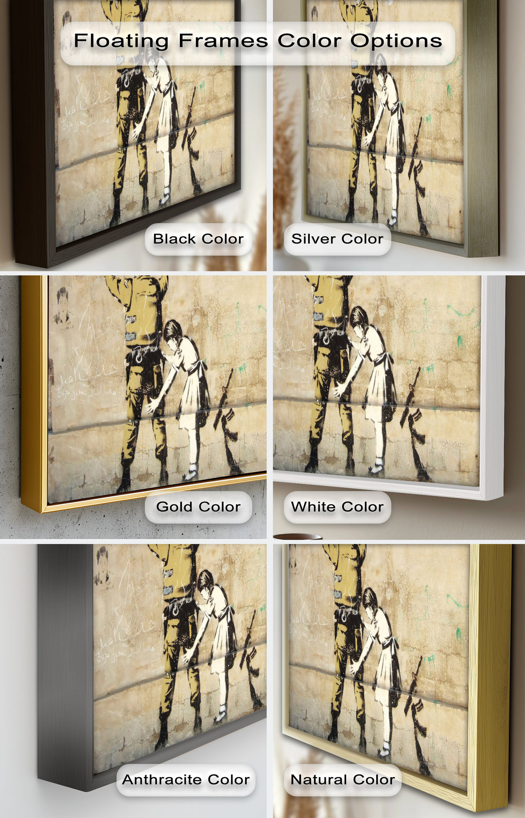 Innocence in Control – Banksy Oil Painting