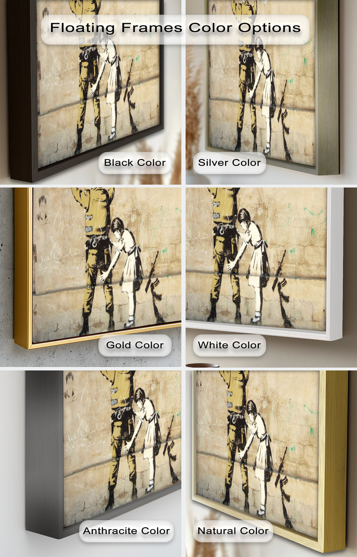 Innocence in Control – Banksy Oil Painting