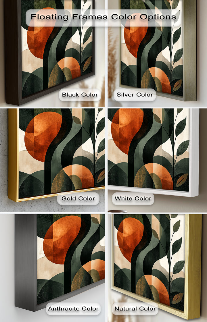 Twilight Grove – Abstract Botanical Oil Painting